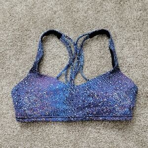 lululemon athletica Mermaid Free to be Zen Blue and Purple Bra 6